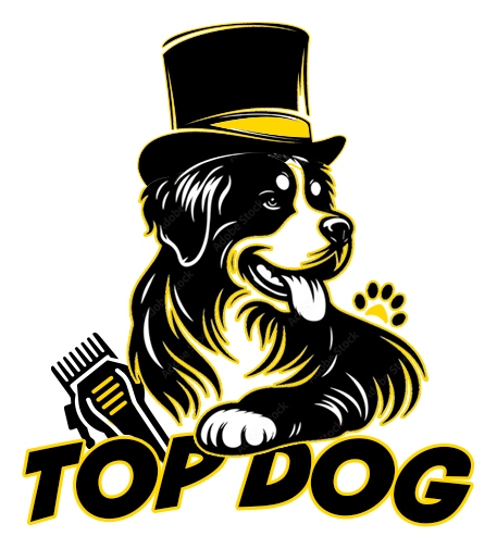 The Turn Group Kansas City Top Dog Kansas City dog grooming logo design by The Turn Group