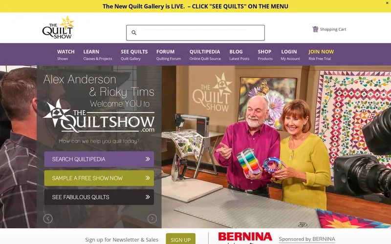 The Quilt Show website